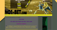 Desktop Screenshot of no1-bet.com